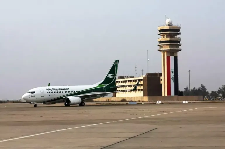 استئناف حركة الملاحة الجوية في مطار بغداد بعد توقفها بسبب الضباب