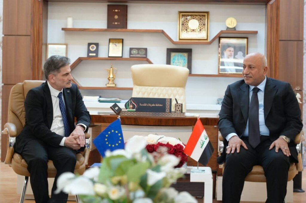 إشادة أوروبية بإدارة كربلاء للمشاريع التنموية وتأكيد على شراكات مستقبلية 