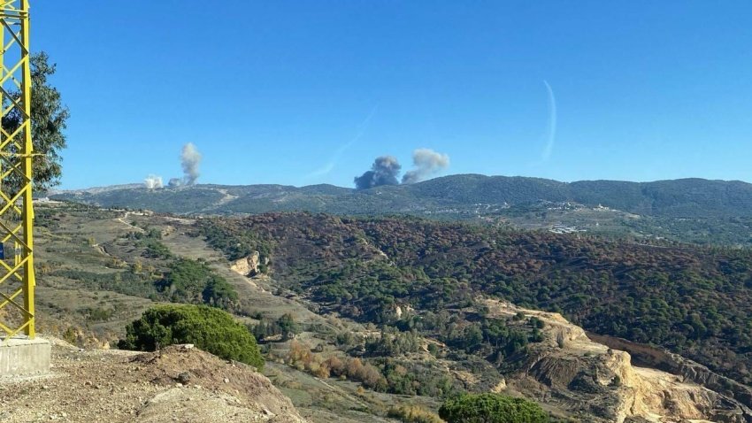 الاحتلال الصهيوني يشن سلسلة غارات على جنوب لبنان